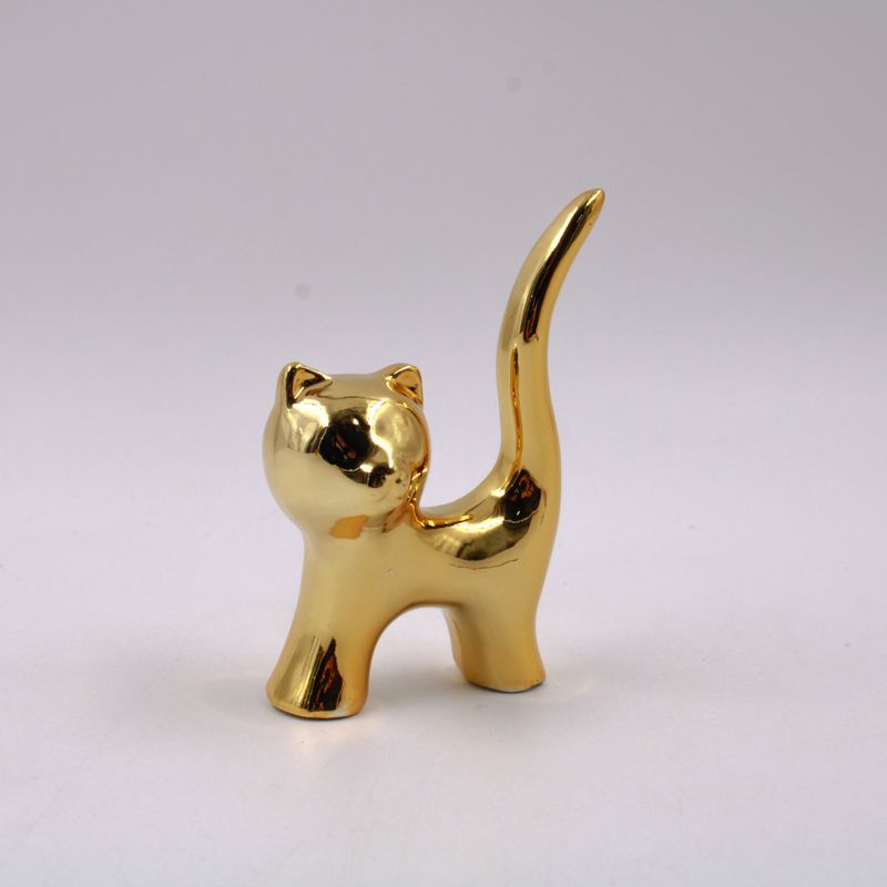 ENFEITE-DECORATIVO-DE-GATINHO-5X8CM-EM-CERAMICA-UNIDADE---DOURADO