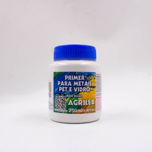 PRIMER PARA METAIS, PET E VIDRO ACRILEX COM 250ML