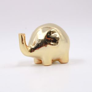 ENFEITE DECORATIVO DE ELEFANTE 7.5X5CM EM CERAMICA UNIDADE