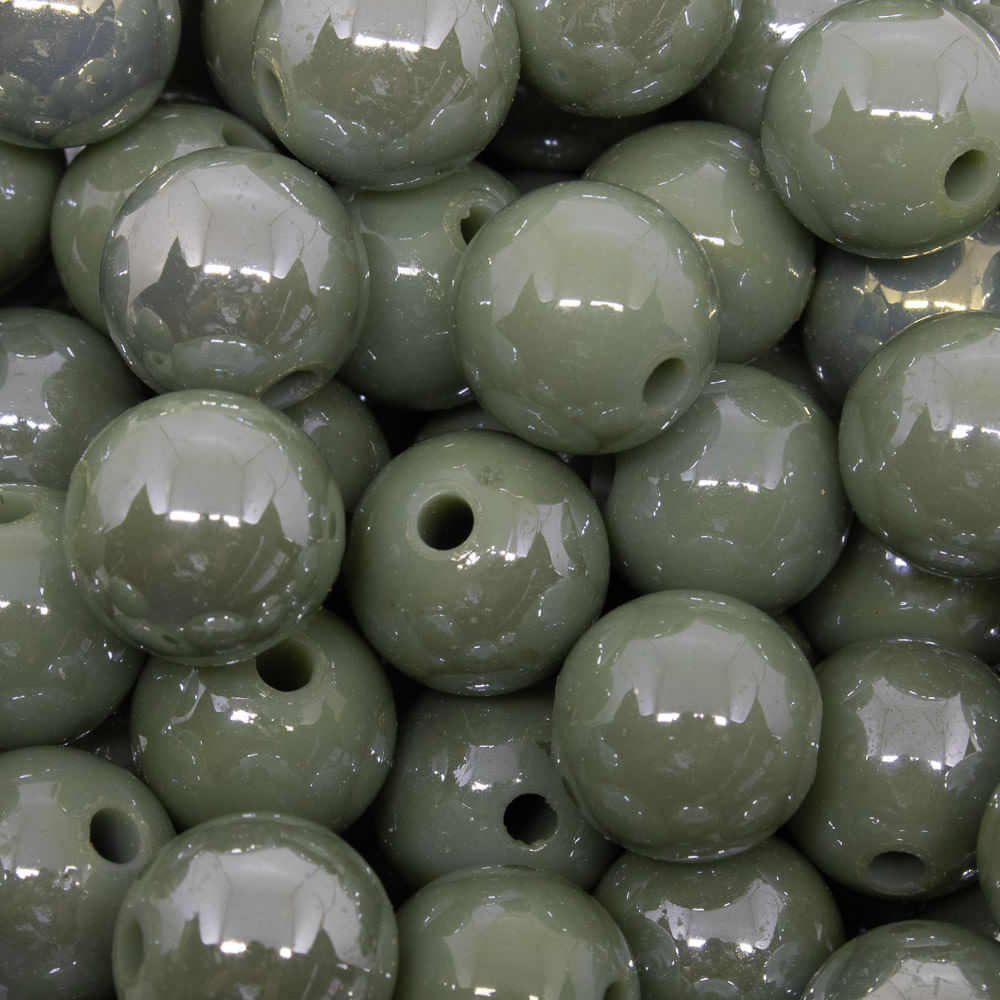 BOLA-PASSANTE-14MM-EM-PLASTICO-COM-25GR---VERDE-MILITAR