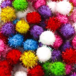 POMPOM DE BOLINHA FESTAO 25MM COM 50 PEÇAS