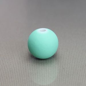 BOLA EMBORRACHADA PASSANTE 12MM EM PLASTICO COM 50GR