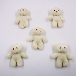 URSO DE PELUCIA 8CM COM 05 PEÇAS