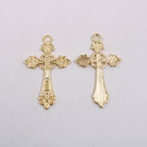 PINGENTE CATAFORETICO CRUCIFIXO 65X40MM EM ZAMAC COM 02 PEÇAS