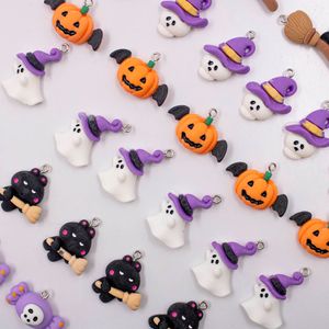 PINGENTE HALOWEEN 20MM EM RESINA COM 10 PEÇAS