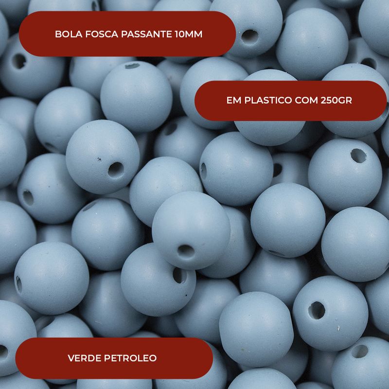 BOLA-FOSCA-PASSANTE-10MM-EM-PLASTICO-COM-250GR---VERDE-PETROLEO