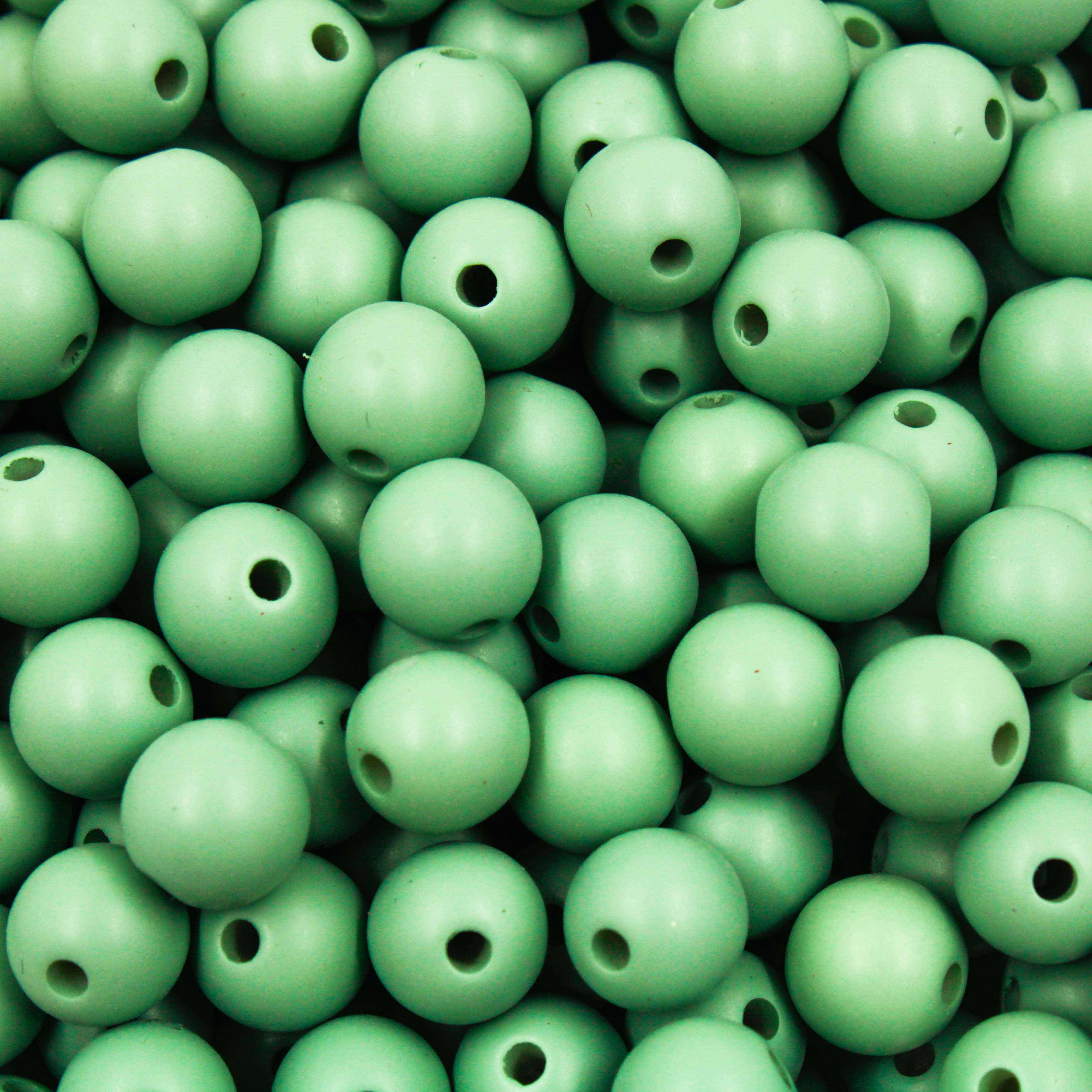 BOLA-FOSCA-PASSANTE-10MM-EM-PLASTICO-COM-250GR---218Z---VERDE-CLARO