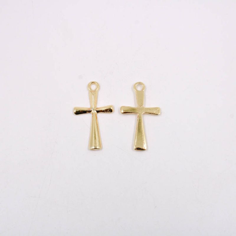 PINGENTE-CATAFORETICO-CRUZ-38X20MM-EM-ZAMAC-COM-12-PECAS---DOURADO