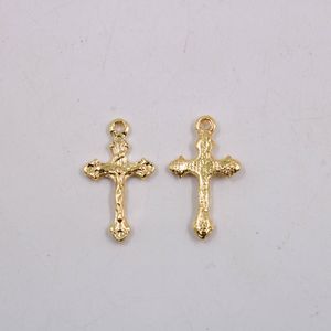 PINGENTE CATAFORETICO CRUCIFIXO 26X15MM EM ZAMAC COM 12 PEÇAS