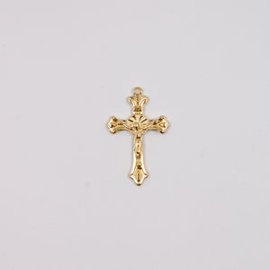 PINGENTE CRUCIFIXO TRABALHADO CATAFORETICO 49X28MM EM ZAMAC COM 12 PEÇAS