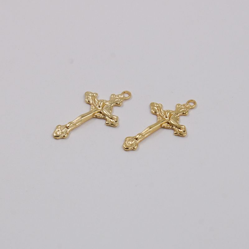 PINGENTE-CATAFORETICO-CRUCIDIXO-TRABALHADO-50X28MM-EM-ZAMAC-COM-12-PECAS---DOURADO