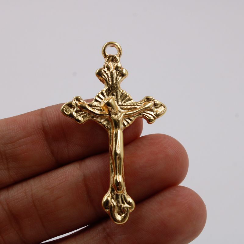 PINGENTE-CATAFORETICO-CRUCIDIXO-TRABALHADO-50X28MM-EM-ZAMAC-COM-12-PECAS---DOURADO