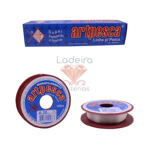 FIO DE NYLON 0.20MM ARTPESCA C/01RL DE 100M CADA