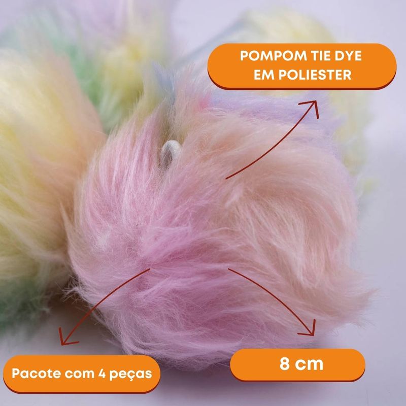 POMPOM-TIE-DYE-8CM-EM-POLIESTER-COM-4-PECAS---103---COLORIDO