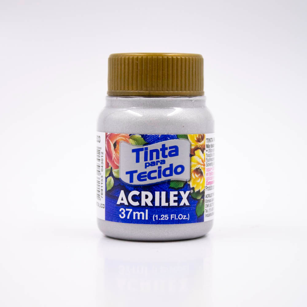 TINTA-PARA-TECIDO-METALICA-37ML-ACRILEX---533AC---PRATA