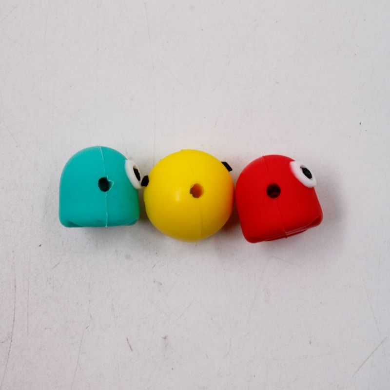 ENTREMEIO-PAC-MAN-E-FANTASMAS-20MM-EM-PVC-COM-30-PECAS---COLORIDO