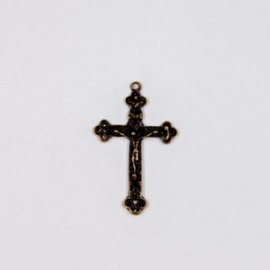 PINGENTE CRUCIFIXO TRABALHADO 51X32MM EM ZAMAC O KG