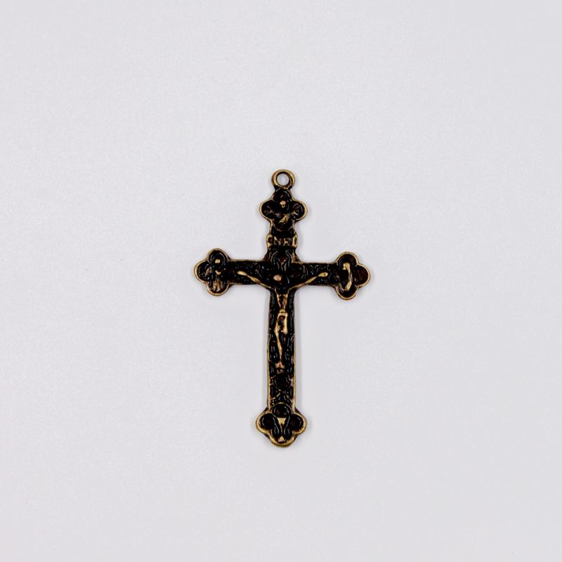 PINGENTE-CRUCIFIXO-TRABALHADO-51X32MM-EM-ZAMAC-O-KG---OURO-VELHO