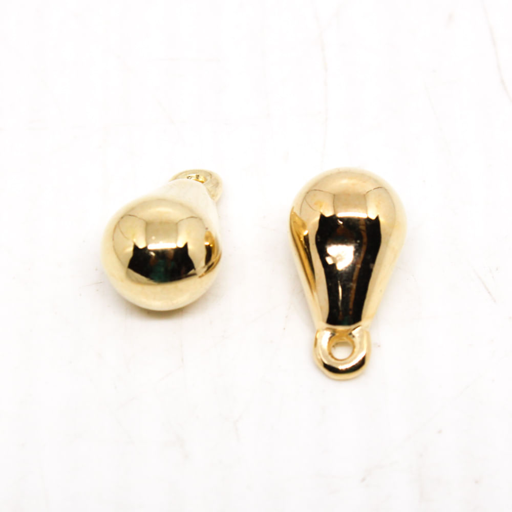 PINGENTE-GOTA-LISA-08X14MM-EM-ABS-COM-25GR---DOURADO