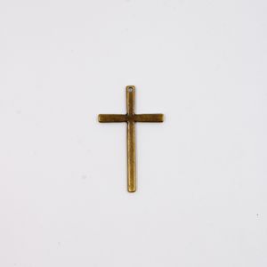 PINGENTE CRUZ LISA 61X38MM EM ZAMAC O KG