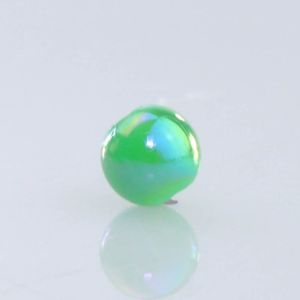 BOLA LEITOSA IRISADA PASSANTE 04MM EM ACRILICO COM 50G