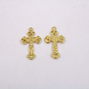 PINGENTE CRUZ 33X19MM EM ZAMAC COM 12 PEÇAS