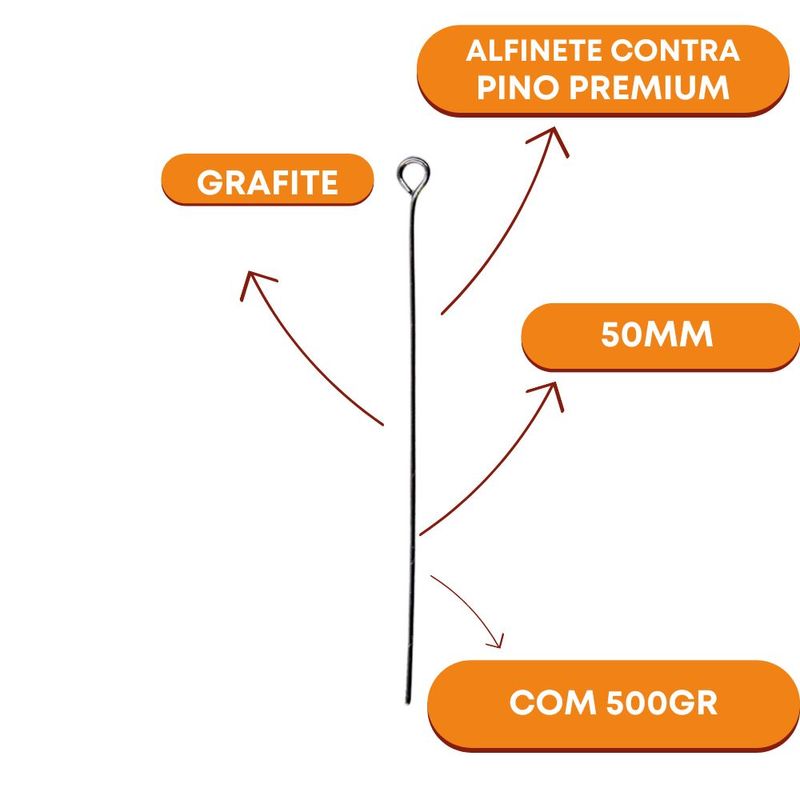 ALFINETE-CONTRA-PINO--PREMIUM-50MM-EM-FERRO-COM-50G---GRAFITE