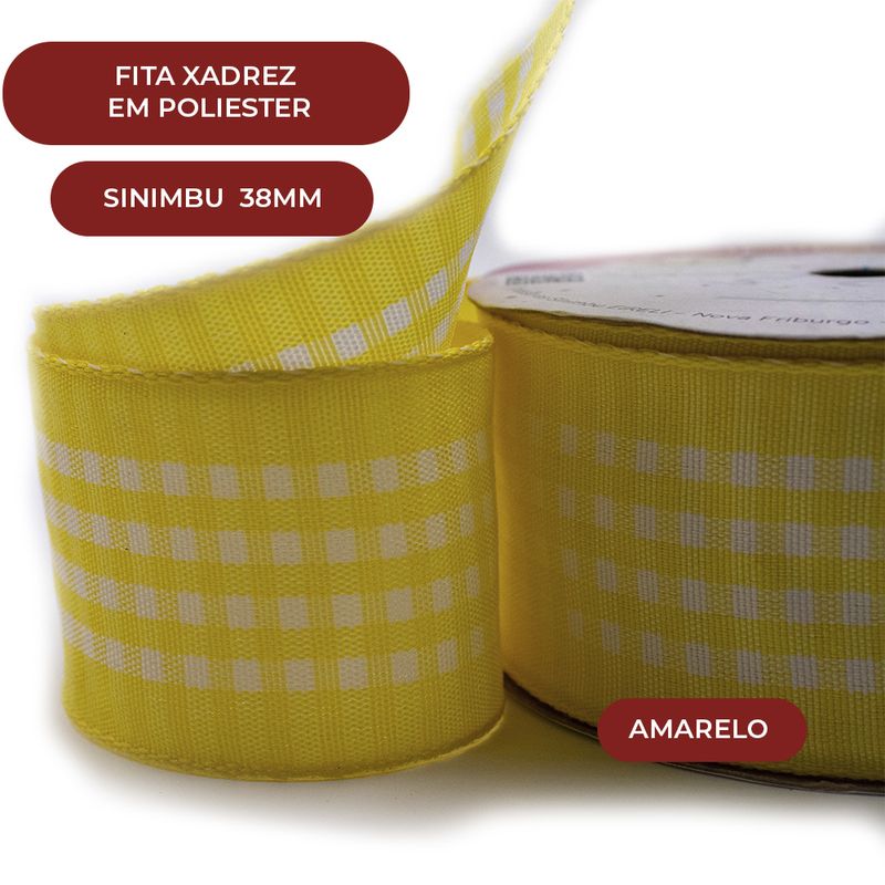 FITA-XADREZ-EM-POLIESTER-SINIMBU-1944-38MM---AMARELO