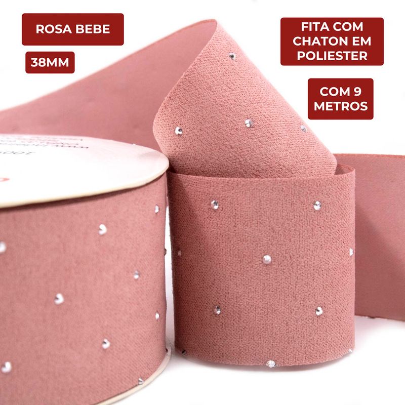 FITA-COM-CHATON-38MM-EM-POLIESTER-COM-9-METROS-D5-084---217---ROSA-BEBE-Z17