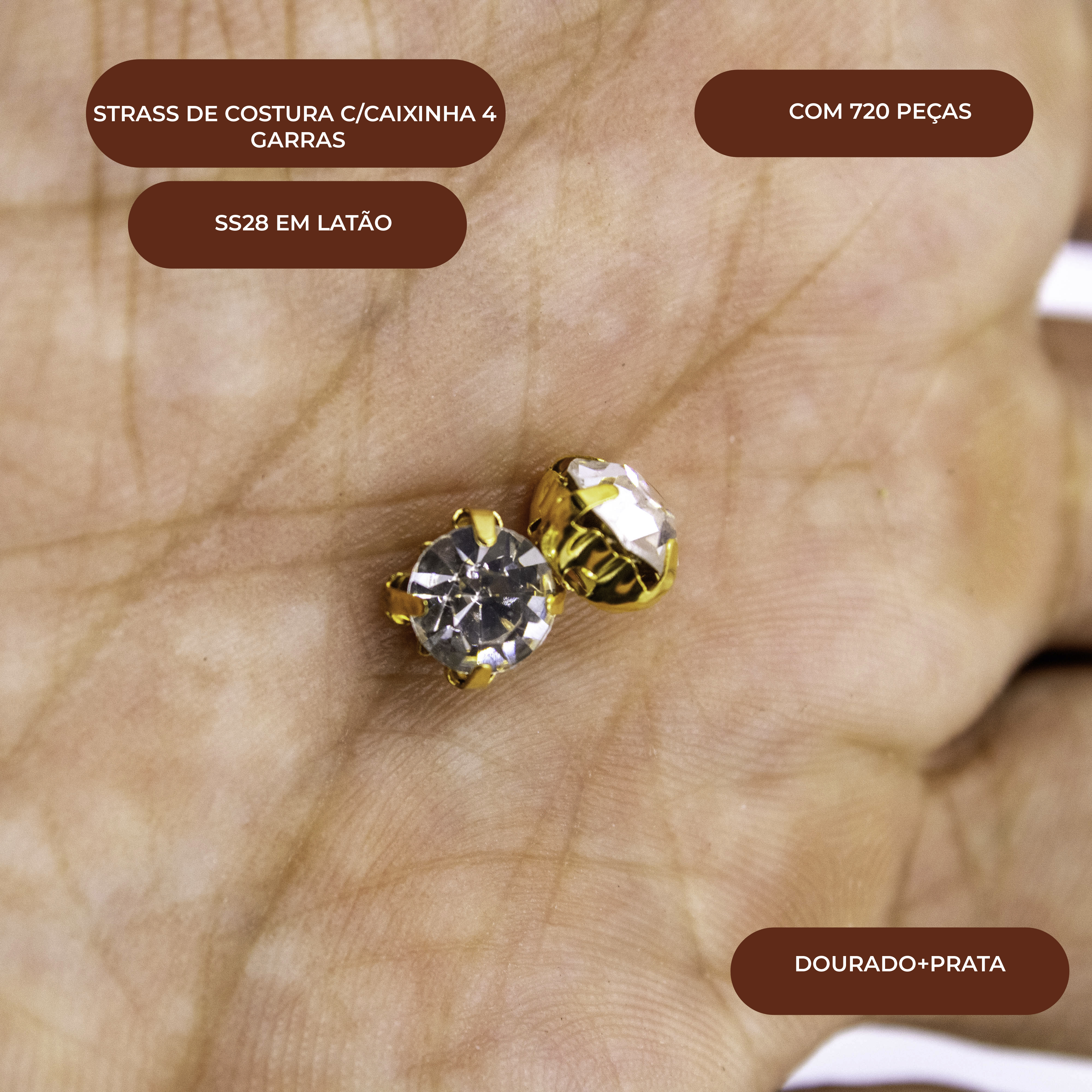 STRASS-DE-COSTURA-C-CAIXINHA-4--GARRAS-SS28-EM-LATAO-COM-720-PECAS-201KR---DOURADO-PRATA-201