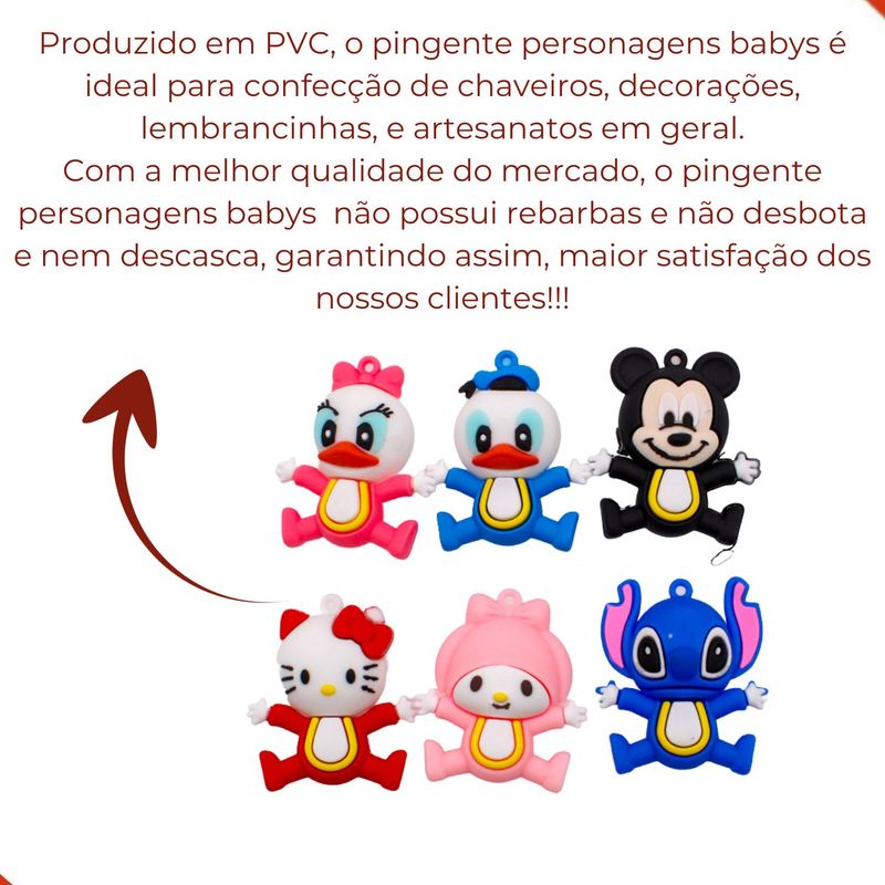 PINGENTES-PERSONAGENS-BABYS-EMBORRACHADO-COM-12-PECAS---103---COLORIDO