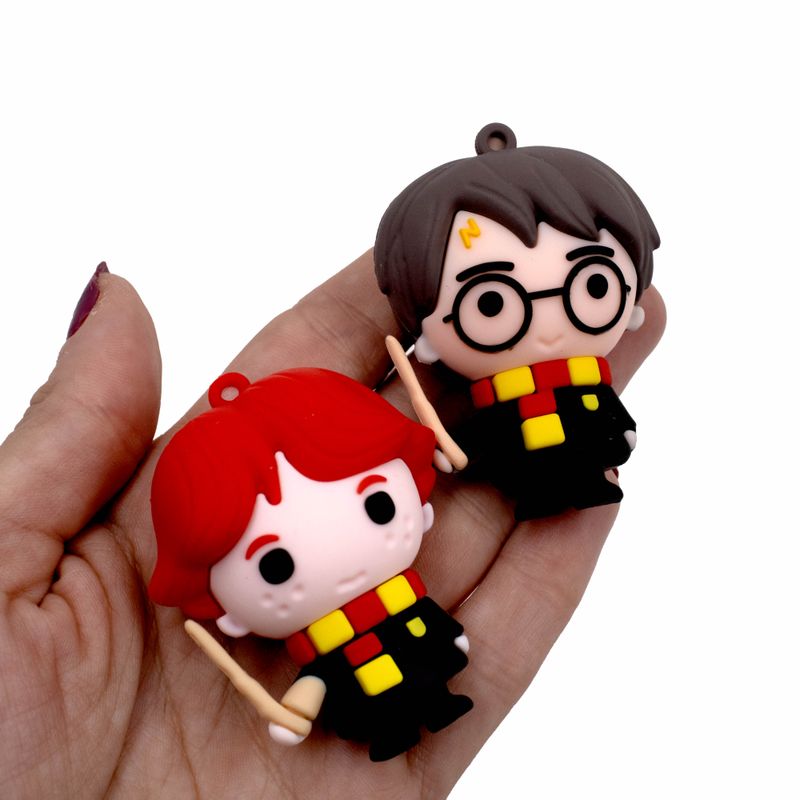 PINGENTES-HARRY-POTTER-55MM-EMBORRACHADO-COM-12-PECAS---103---COLORIDO