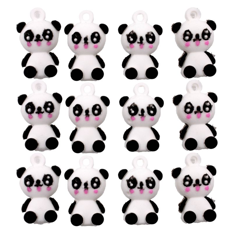 PINGENTE-PANDA-25MM-EMBORRACHADO-COM-100-PECAS---PRETO-E-BRANCO