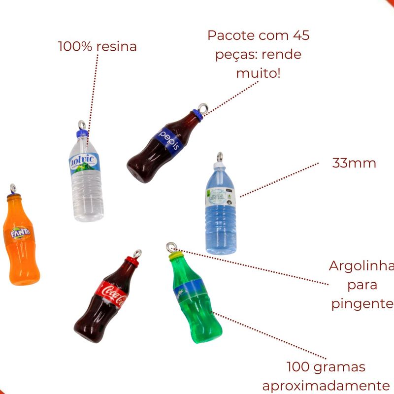 PINGENTE-BEBIDA-EM-GARRAFA-30MM-EM-RESINA-COM-50-PECAS---103---COLORIDO