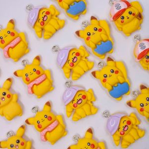 PINGENTES PIKACHU EM RESINA COM 50 PEÇAS