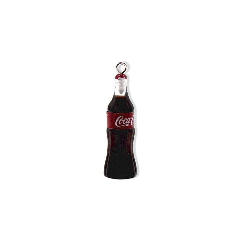 PINGENTE-GARRAFA-DE-COCA-COLA-10X30MM-EM-RESINA-COM-50-PECAS---225---PRETO-225