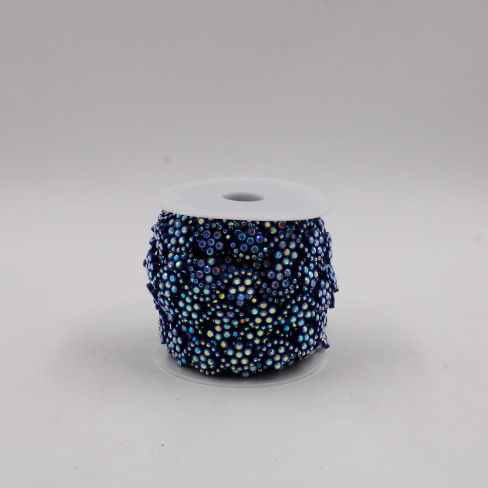 ALJOFRE-FLOR-16MM-EM-PEDRARIA-ABS-COM-914-METROS---AZUL-ROYAL