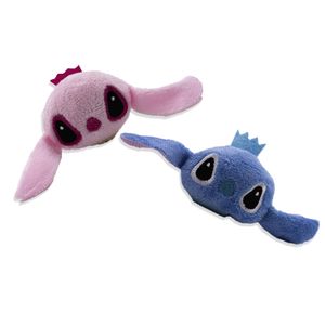 PELUCIA STITCH E ANGEL 55MM EM POLIESTER COM 02 PEÇAS