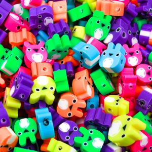 ENTREMEIO FIMO ANIMAL EM PVC COM 500 PEÇAS