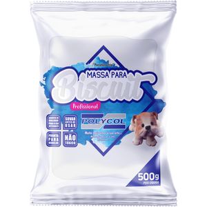 MASSA PARA BISCUIT POLYCOL COM 500G