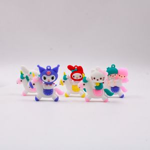 KIT PINGENTE PERSONAGENS HELLO KITTY 50MM EMBORRACHADO COM 15 PEÇAS