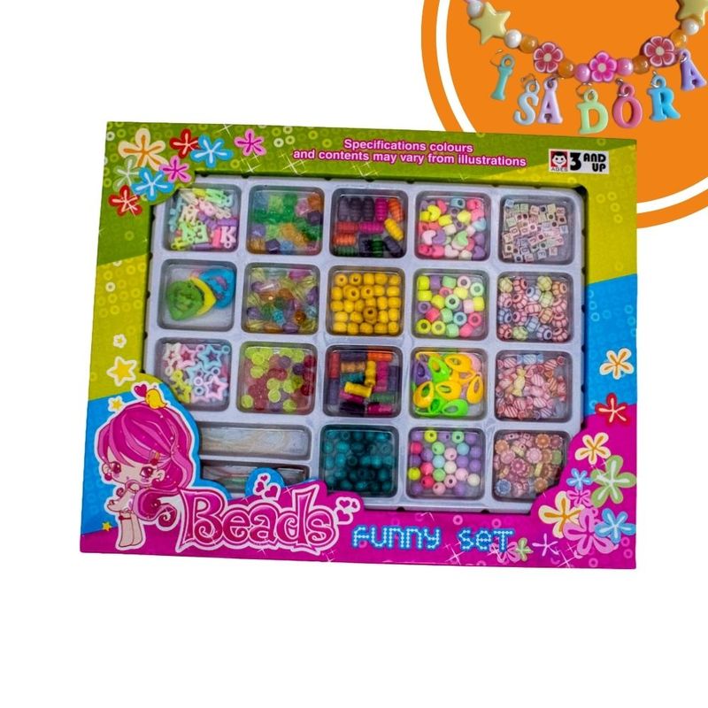 KIT-MONTAGEM-DIY-PARA-BIJUTERIAS-BEADS-FUNNY-SET-325X26X3CM---103---COLORIDO