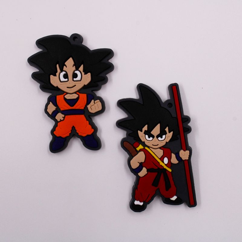 PINGENTE-GOKU-SAYAJIN-EMBORRACHADO-COM-50-PECAS---COLORIDO