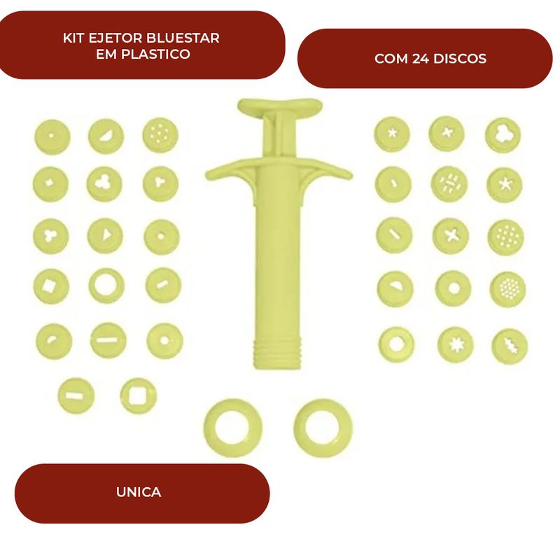 KIT-EJETOR-BLUESTAR-EM-PLASTICO-COM-24-DISCOS---UNICA