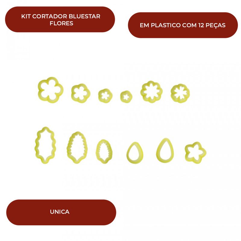 KIT-CORTADOR-BLUESTAR-FLORES-1-EM-PLASTICO-COM-12-PECAS---UNICA