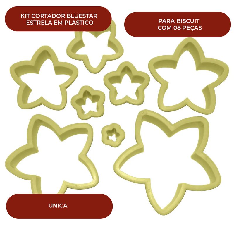 KIT-CORTADOR-BLUESTAR-ESTRELA-EM-PLASTICO-COM-08-PECAS---UNICA