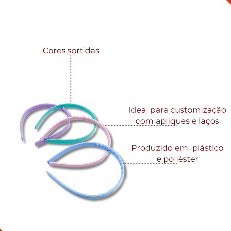 TIARA-COM-DENTE-10MM-EM-PLASTICO-COM-12-UNIDADES---CANDY-COLOR