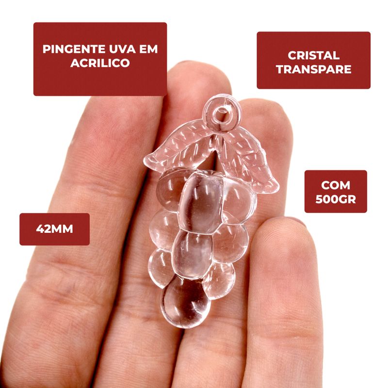 PINGENTE-CACHO-DE-UVA-42MM-EM-ACRILICO-COM-500G---001---CRISTAL-TRANSPARENTE-001