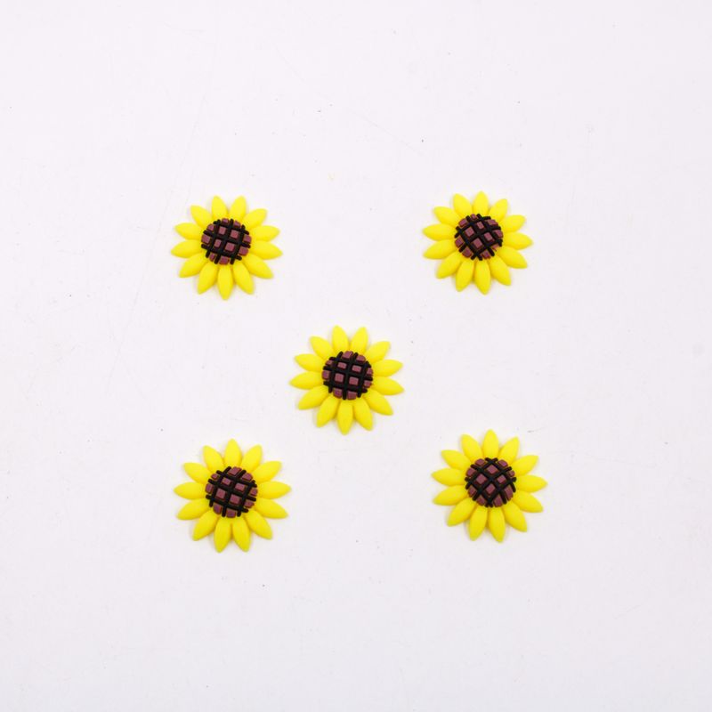 APLIQUE-GIRASSOL-20MM-EM-PVC-COM-100PCS---AMARELO-CANARIO