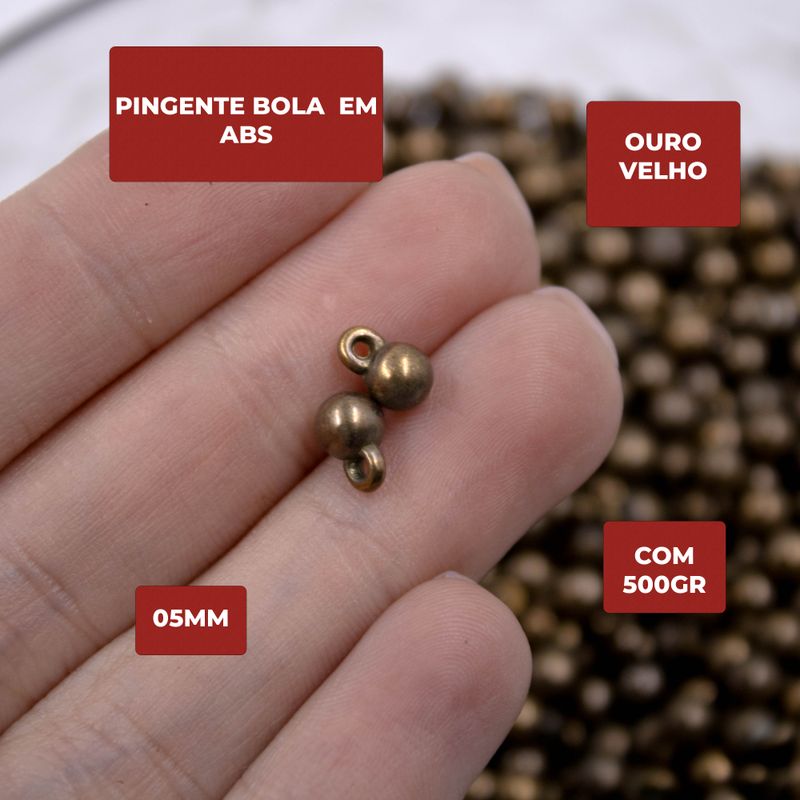 PINGENTE-BOLA-05MM-EM-ABS-COM-500GR-075---OURO-VELHO